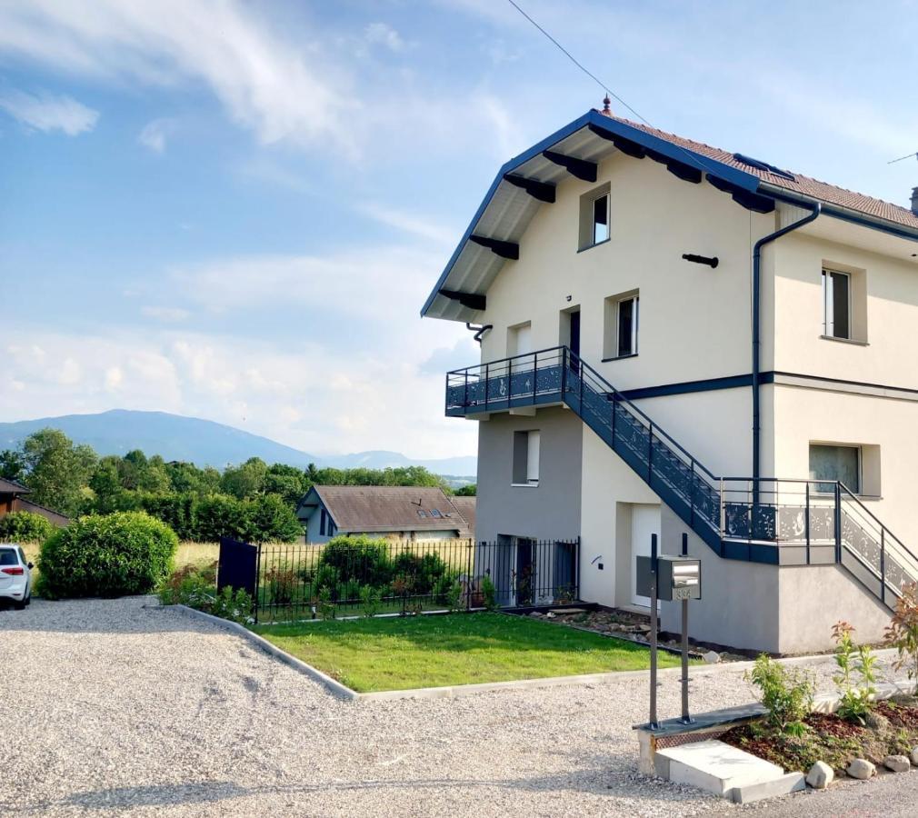 Le Chamois, Chez Le Charpentier D'Antan, Au Calme, Spacieux T3 Duplex, Ambiance Chalet, Vue Degagee, Parking Prive Epagny Metz-Tessy Dış mekan fotoğraf